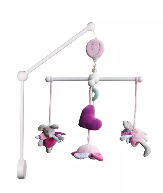 DOUDOU ET COMPAGNIE, Mobile musical - Souris Pearly, DC2938