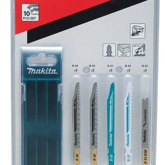 NEW Makita B-44426 Jigsaw Blade Set Pack of 10 NEW Makita B-44426 Jigsaw Blade Set Pack of 10