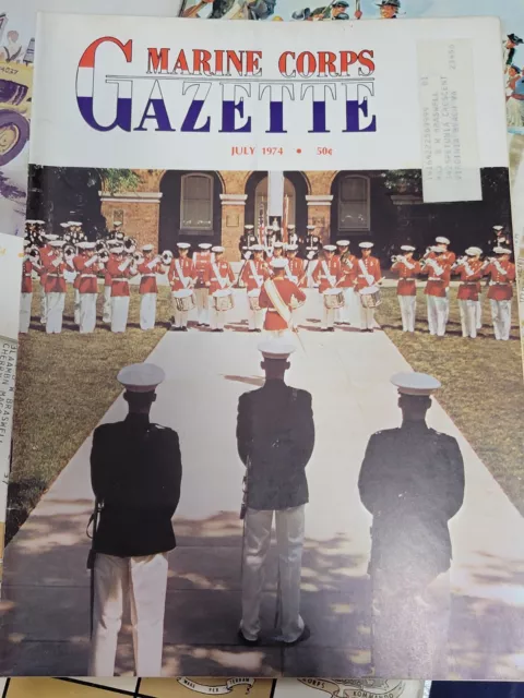 Vintage MARINE CORPS GAZETTE Magazine Lot of 24 1966-1976 ~ Nice Collection