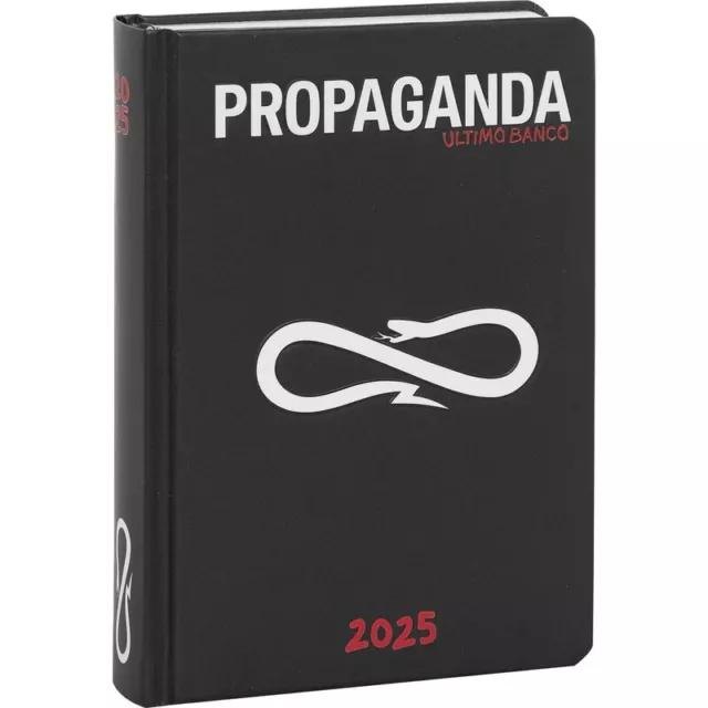 Diario 16 Mesi 2024/25 - Propaganda - Giornaliero Nero