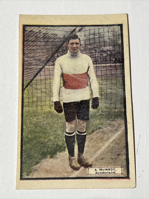 DC Thomson ADVENTURE 1924 Farbfotos von Star-Footballern - ein McInroy