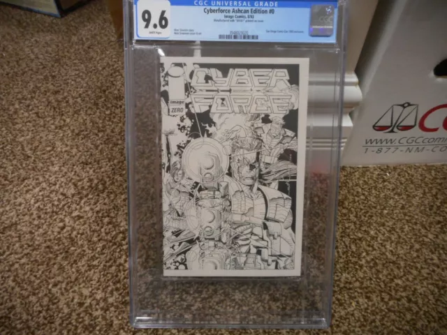 Cyberforce Ashcan Edition 0 cgc 9.6 San Diego Comic Con SDCC 1993 Image LE cover