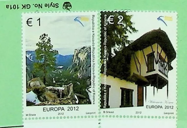 KOSOVO Sc 204-5 NH ISSUE OF 2012 - EUROPA - (JS23)