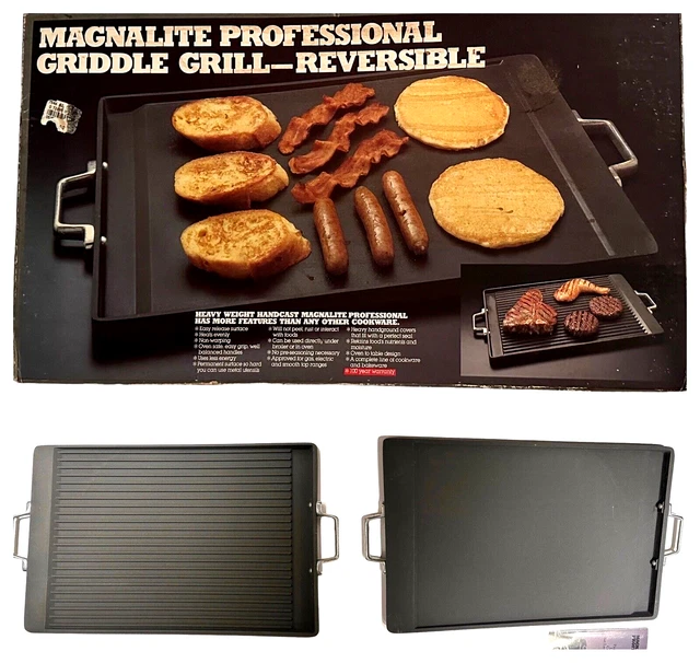 MAGNALITE Professional Griddle Grill Reversible Commercial Quality NEW-READ DESC