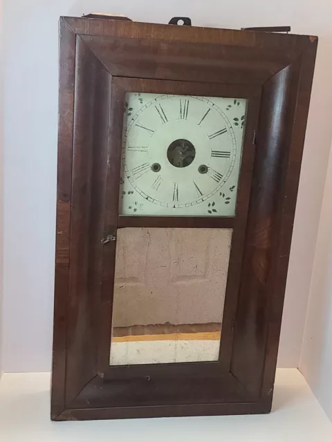 Antique 1860's CHAUNCEY JEROME CLOCK CO. OGEE OG Mantel Clock for Parts/Repair