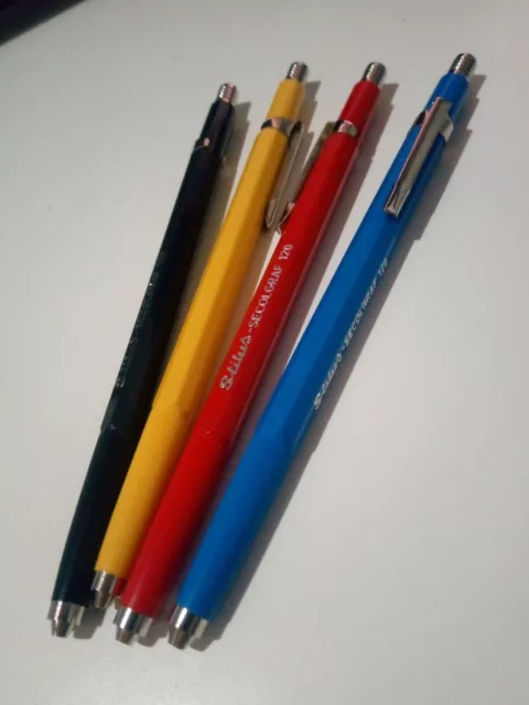 LOTE Lapices + CAJA MINAS 2 mm TODOS LOS COLORES Stylus HB de grafito portaminas 2