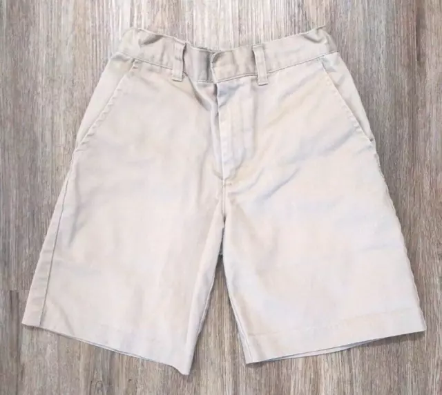 Classroom Uniforms Shorts Boys Size 8 Khaki Adjustable Waist Band Unisex