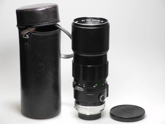 Minolta MC Tele Rokkor-HF 300mm F/4.5 LIKE NEW
