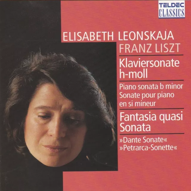 Liszt, Elisabeth Leonskaja - Klaviersonate B-Moll: CD WIE NEU SELTEN!! (1990)