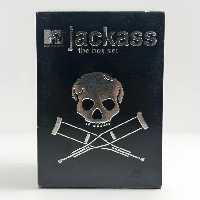 MTV JACKASS THE Box Set Vol 1-3 (DVD 4-Disc Set) w/ Booklet