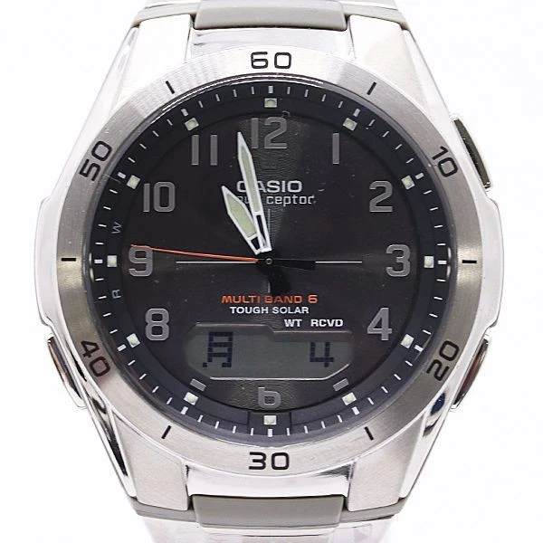 CASIO WAVE CEPTOR WVA-M640 Men's Watch Digital Solar Gray Dial £135.07 ...