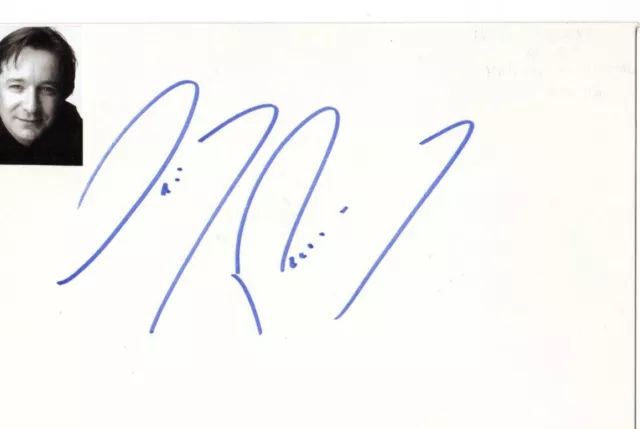 Neil Pearson Actor etc Signed White Card Autographed