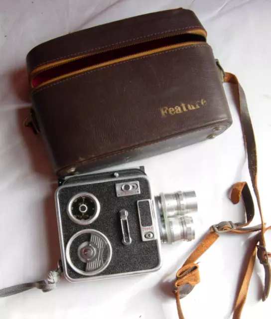 Meopta A8lla 8mm cámara de cine 1.9/12.5 lente reloj hecho en Checoslovaquia