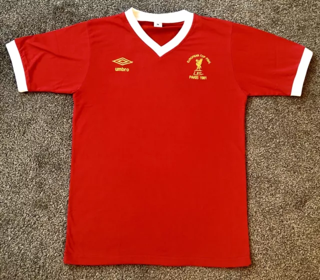 Retro Liverpool FC 1981 European Cup Final Shirt