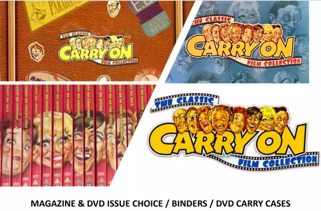 The Classic Carry On Film Collection - Magazine & DVD Choice + Binders & Cases