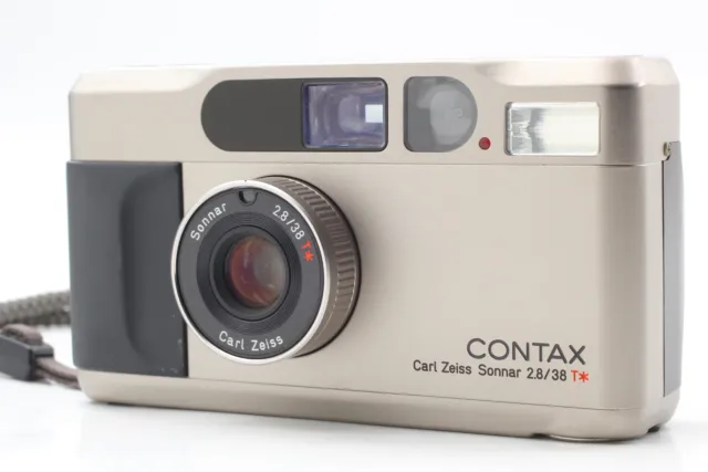 LCD Works NEAR MINT Contax T2 Silver 35mm Point & Shoot Film Camera From JAPAN