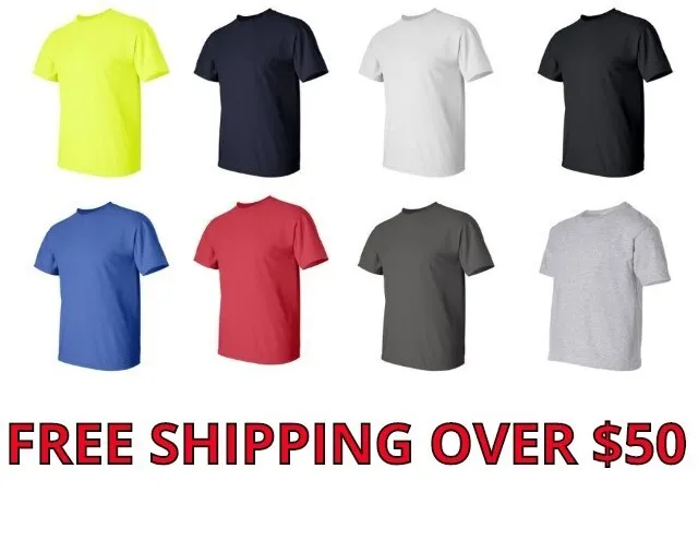 Gildan Mens Tall T-Shirt Sizes: XLT - 3XLT 100% Ultra Cotton  2000T 8 Colors