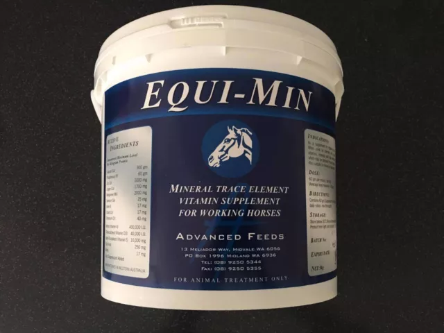 Advanced Feeds Equi-min 5kg Vitamin Supplement for Working Horses (PERTH ONLY)