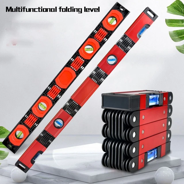 Tool Magnetic Level Tool Foldable Level Measuring Tool 28 Inch Multi-Function