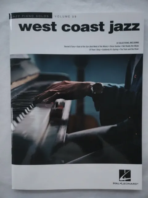 West Coast Jazz - Jazz Piano Solos Vol. 59 - 22 Selections - Hal - Gc