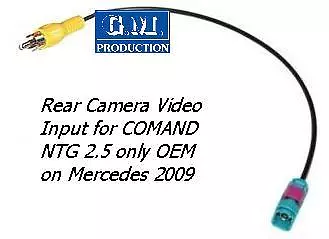 Cavo VIDEO IN ingresso retrocamera MERCEDES NTG2.5 NTG 2.5 HDD SD rear camera