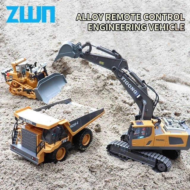 2.4G REMOTE CONTROL Excavator Dump Truck RC Model Car Toy Professional ...