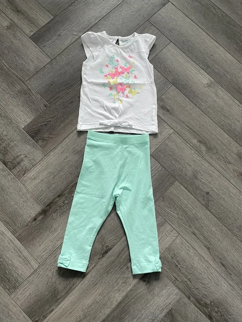 BNWT Girls Clothes Bundle Age 2-3 Primark George Dress Legging Shorts 6 Outfits 3