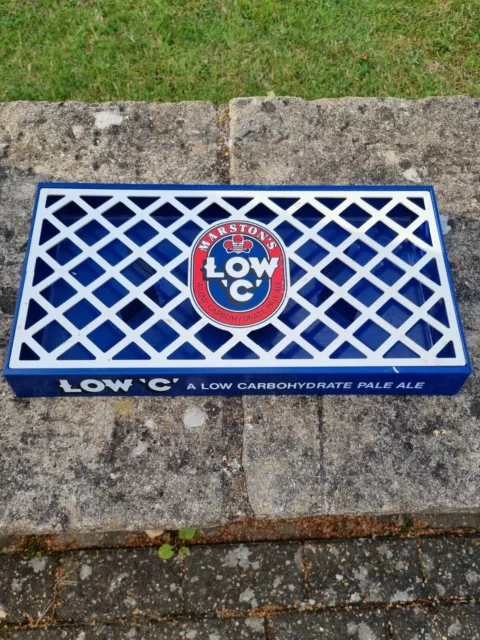 Pub Beer Drip Tray Pale Ale Bitter Plastic Marston Man Cave Bar Larger Prop Shop