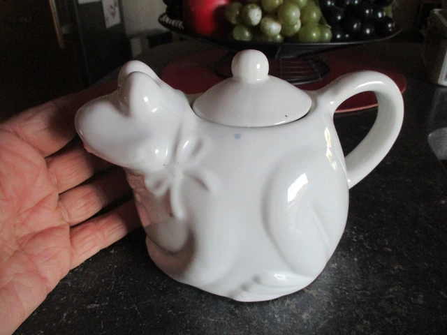 Théière Vintage En Faïence Américaine Motif Vache - KHIEN Céramique - États-Unis