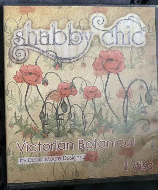 Debbi Moore CD Rom Shabby Chic Victorian Botanical