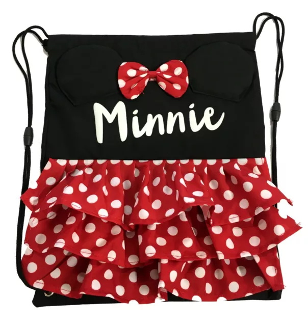 Disney Minnie Souris Sac à Dos Assiette Sac Sport Gymnase Randonnée