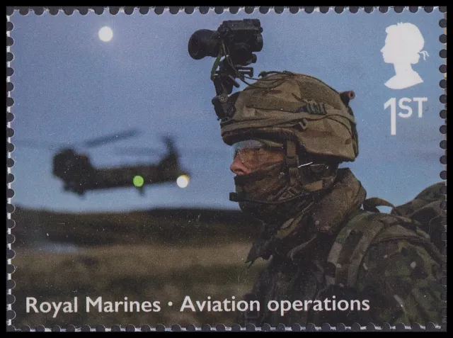 GB 4714 Royal Marines Aviation operations 1st single MNH 2022