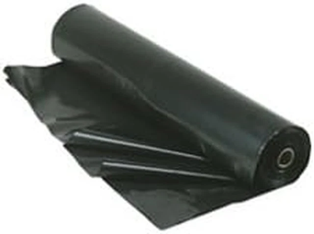 Berry Plastics Film-Gard Plastic Polyethylene Sheeting 4 Mil, Black, 3' X 50'