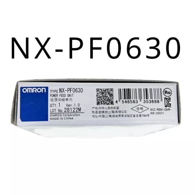 New In Box OMRON NX-PF0630 PLC Power Supply Module