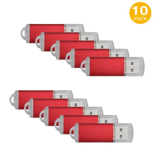 Kootion 10 / 20/ 50/ 100 Stück USB 2.0 32GB Flash Laufwerk USB Stick Flash Drive