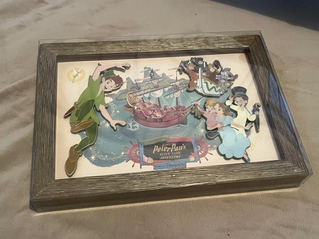 TOKYO DISNEYSEA FANTASY Springs Peter Pan Pin Frame Set TDL Japan