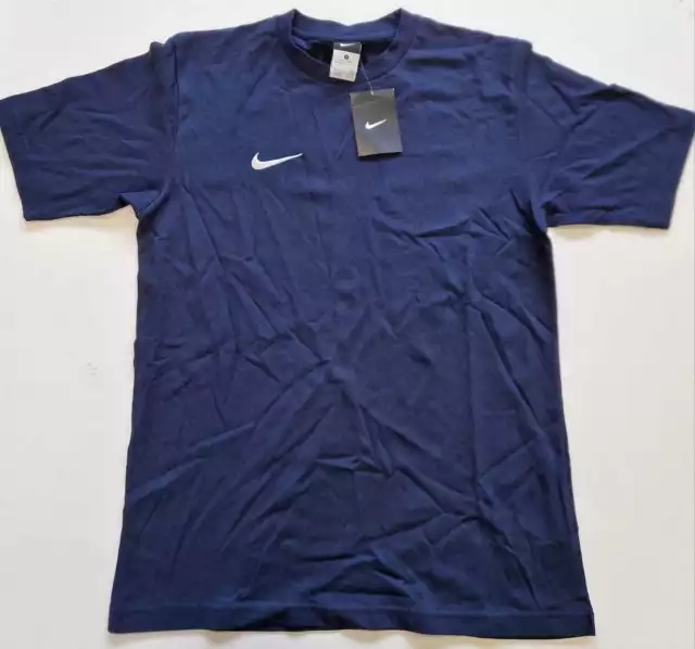 4800/923 Nike Maglia Maglietta Sport Palestra Cotone Uomo Man Blu