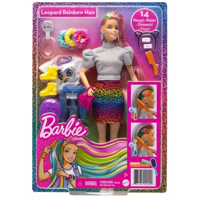 barbie leopard rainbow