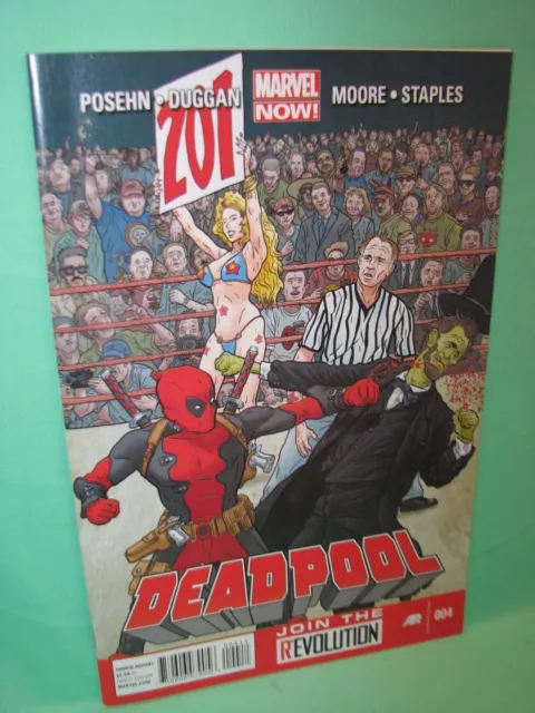 Deadpool Volume 3 #4 1st Print Marvel Now Comics Comic Very Fine