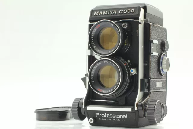 [N MINT]  MAMIYA C330 Pro TLR 6x6 Film Camera Sekor DS 105mm Blue Dot from JAPAN