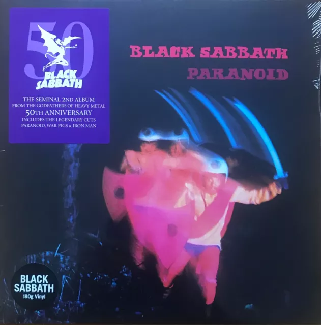 BLACK SABBATH - PARANOID Vinyl LP 50th ANNIVERSARY New & Sealed