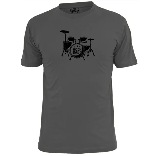 T-shirt batteria rock band uomo luna Bonham Grohl Baker Buddy Rich Starr Watt