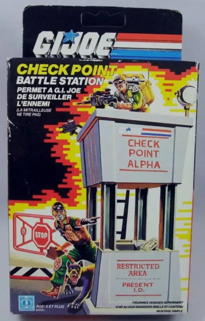 GI JOE Legs Post - Check Point Battle Station, Hasbro 1985 (Alpha Gijoe Column) 3