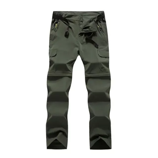 Outdoor Quick Dry Women Men Pants Removable Waterproof Trousers Climbing Tourism 3