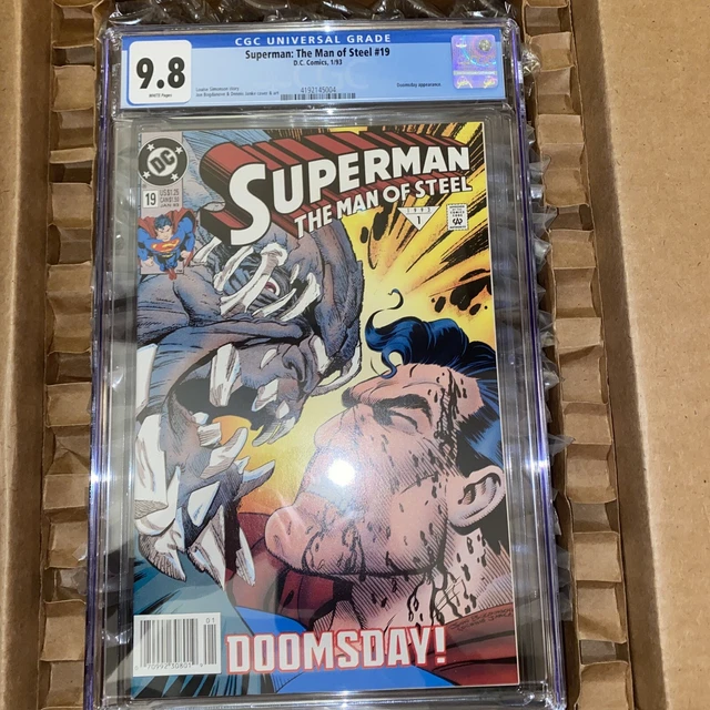 Superman: The Man of Steel 19 Newsstand CGC 9.8 NM/M  New CASE