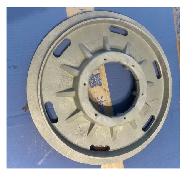 Malish Mighty-Lok Lock Polymeric Face Pad Driver Unv 14" for 15" Floor  Scrubber