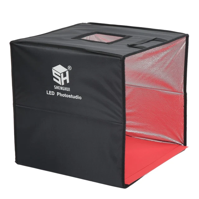Caja de estudio fotográfico mini enchufe USB plegable caja de luz fotografía con fondo lo último
