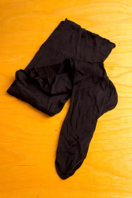 Calze cuciture vintage orig 50 nere calze senza supporto IMBALLO ORIGINALE 3 paia 42 US10,5