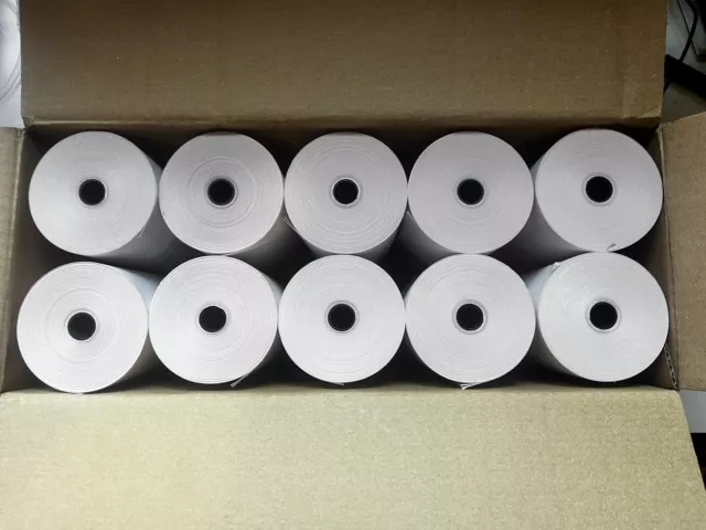 76 mm, 2ply Premium Paper Till EPOS Kitchen Printer Receipt Rolls - 20 rolls