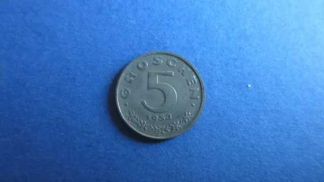 Austria 5 Penny 1953 IN UNC (9773)